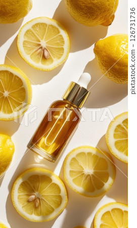Lemon oil blend, bright  fresh 126731736