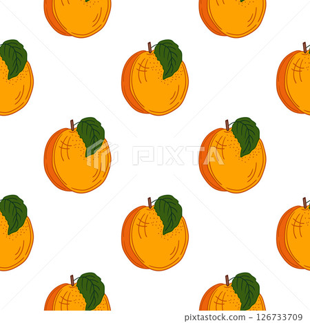Seamless cute pattern. Pattern for textiles in hand draw style Seamless cute pattern. Pattern for textiles in hand draw style 126733709