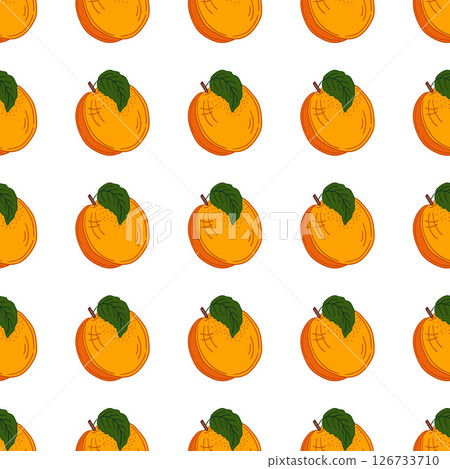 Seamless cute pattern. Pattern for textiles in hand draw style Seamless cute pattern. Pattern for textiles in hand draw style 126733710