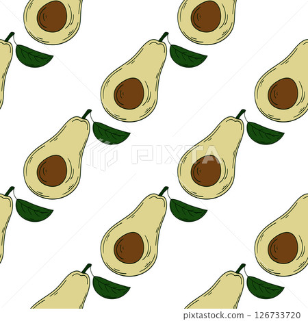 Seamless cute pattern. Pattern for textiles in hand draw style Seamless cute pattern. Pattern for textiles in hand draw style 126733720