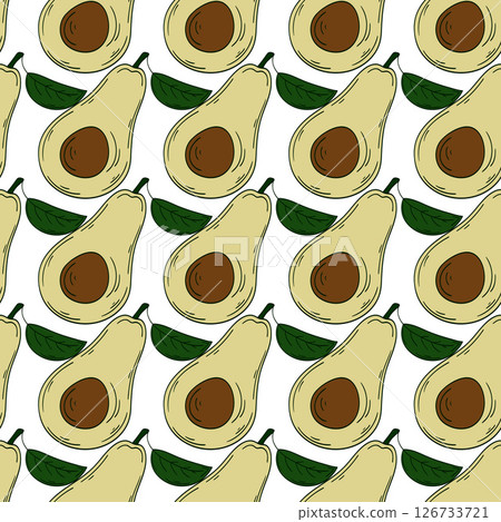 Seamless cute pattern. Pattern for textiles in hand draw style 126733721