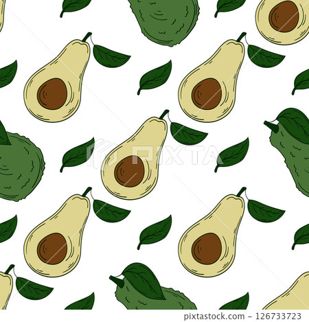 Seamless cute pattern. Pattern for textiles in hand draw style 126733723