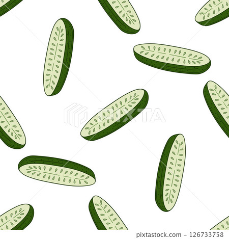 Seamless cute pattern. Pattern for textiles in hand draw style 126733758