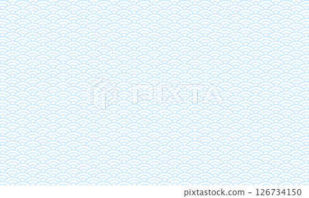 青外波的三條顫動藍線的背景圖案 126734150