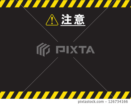 A simple image background to inform you of a warning A simple image background to inform you of a warning 126734166