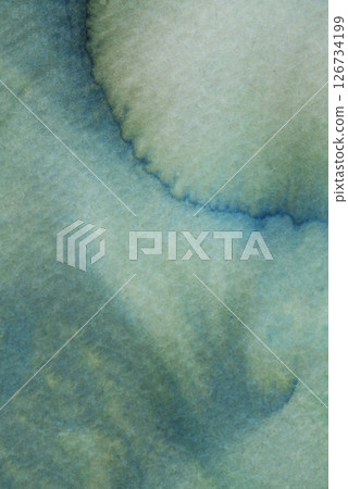 Calm blue watercolor abstract with gentle gradients and flowing patterns reflecting serene beauty 126734199