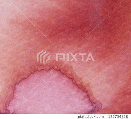 Beautiful watercolor texture with rich pink and red tones and subtle variations in depth and hue 126734258