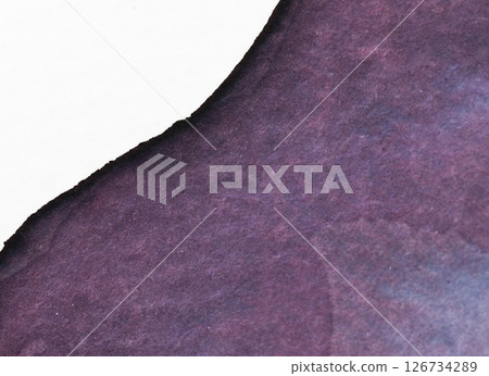 Watercolor art featuring deep purples and textured paper from a creative painting session Watercolor art featuring deep purples and textured paper from a creative painting session 126734289