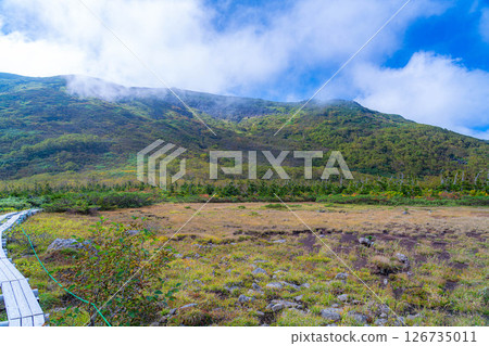 [Mountain material] Tenguhara and sea of clouds in early autumn [Nagano Prefecture] 126735011