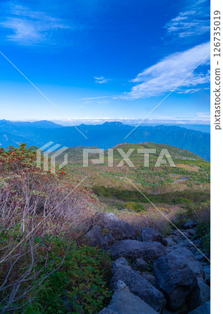 [Mountain material] Tenguhara and sea of clouds in early autumn [Nagano Prefecture] 126735019