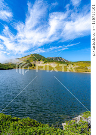 [山材]初秋的白馬禦池[長野縣] 126735101