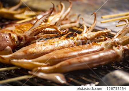 烤魷魚的美味 126735264