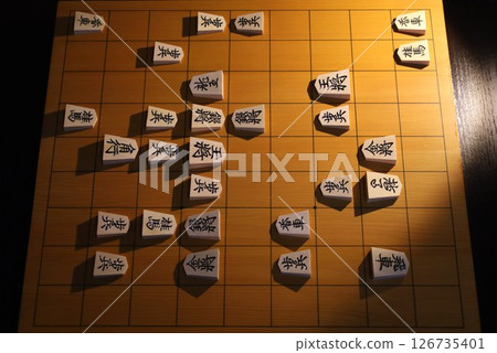 The game board of the 83rd Meijin Tournament, game 4, where the player resigned The game board of the 83rd Meijin Tournament, game 4, where the player resigned 126735401