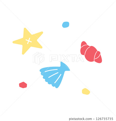 Seashell illustration 126735735