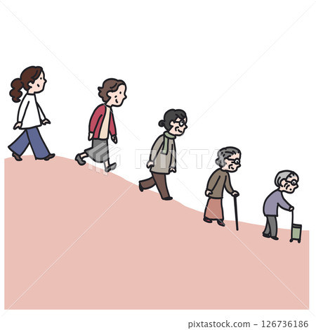 Life after middle age goes slowly downhill Life after middle age goes slowly downhill 126736186