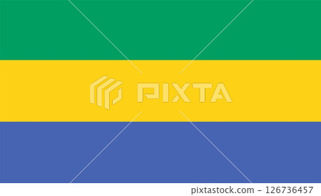 fabric, gabon, flag 126736457