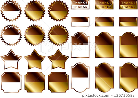 Label half 2, 18 brown 126736582