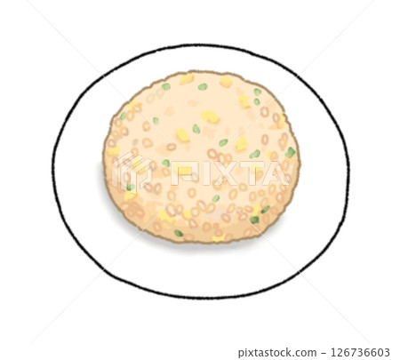 清淡圓潤的炒飯 清淡圓潤的炒飯 126736603