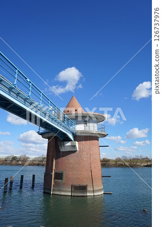 金町淨水廠取水塔尖帽 126737976