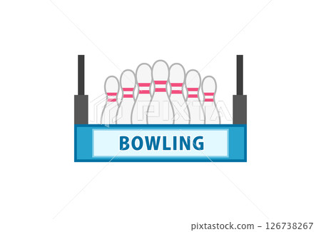 Bowling illustration Bowling illustration 126738267