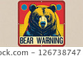 Bear Caution ⚠️ Sign 126738747