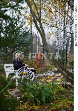 A Contemplative Mood Can Be Experienced in a Beautiful and Serene Garden Setting A Contemplative Mood Can Be Experienced in a Beautiful and Serene Garden Setting 126738816