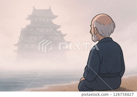 Urashima Taro sees off the disappearing Dragon Palace 126738827
