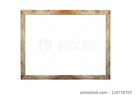 Wooden frame or Photo frame isolated on white background Wooden frame or Photo frame isolated on white background 126739705