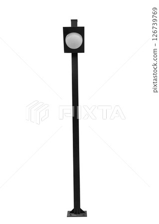 Light pole isolated on white Light pole isolated on white 126739769