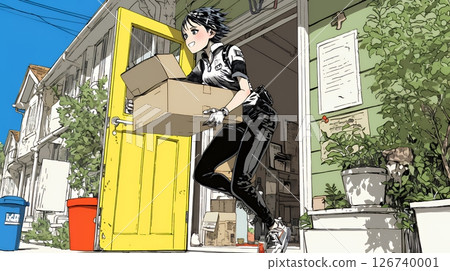 年輕女送貨司機 126740001