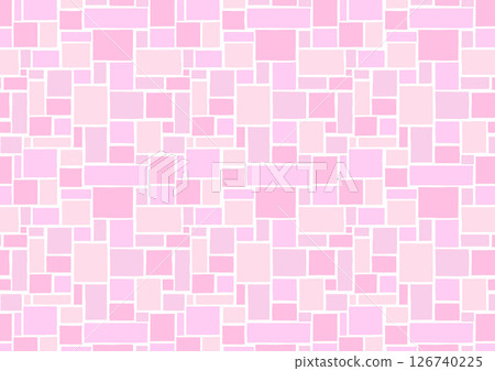 隨機方形磁磚無縫背景_淡粉紅色 隨機方形磁磚無縫背景_淡粉紅色 126740225