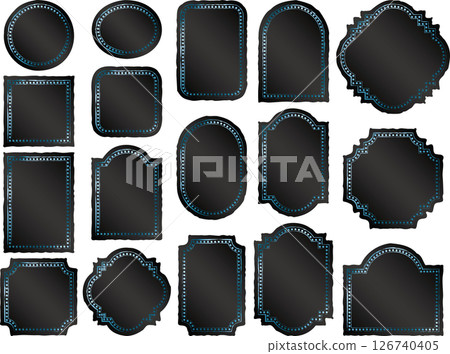 Label brush, round wire, 5 light blue 126740405