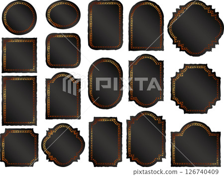 Label brush, round wire, 9 orange 126740409