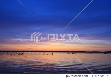 A beautiful morning glow 126740594