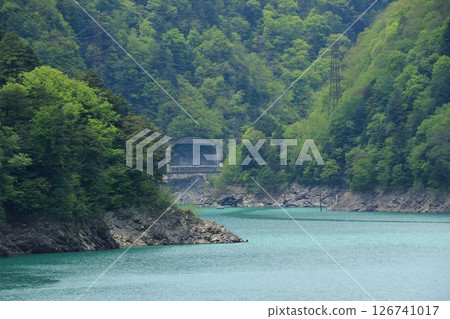 Takase Valley Nanakura Dam Lake Takase Valley Nanakura Dam Lake 126741017