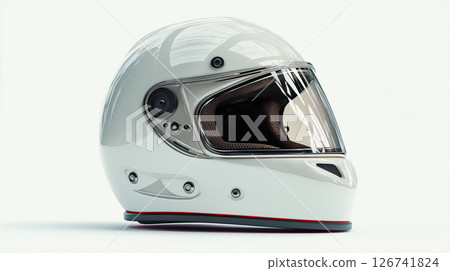 High-quality white helmet designed for protection 126741824