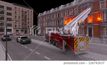 Fire site Fire site 126742637