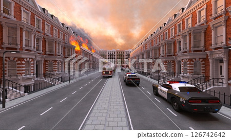 Fire site Fire site 126742642