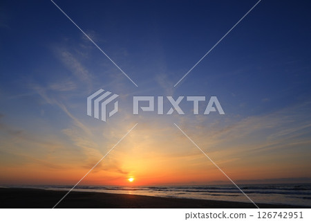 beautiful beach sunrise beautiful beach sunrise 126742951