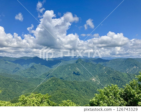 View from the summit of Tengaiyama Mountain [Murakami City, Niigata Prefecture] 126743329