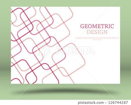Colorful geometric design. Templates for creative design. Layout of the cover, banner, brochure, poster, advertising, corporate design and interior paintings Colorful geometric design. Templates for creative design. Layout of the cover, banner, brochure, poster, advertising, corporate design and interior paintings 126744287