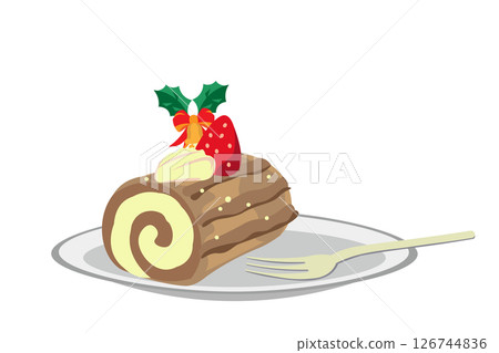 聖誕烤肉串插圖 126744836