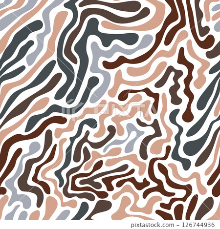 Colored background of abstract shapes. A template for interior design, clothing, and textiles. The idea of creative design. Colored background of abstract shapes. A template for interior design, clothing, and textiles. The idea of creative design. 126744936
