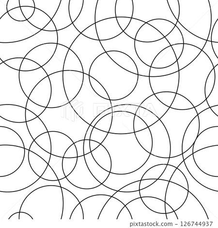 Monochrome line design. Intersecting lines create geometric shapes. A template for screensavers, wallpapers, banners, textures, and textiles. The idea of interior design and creativity Monochrome line design. Intersecting lines create geometric shapes. A template for screensavers, wallpapers, banners, textures, and textiles. The idea of interior design and creativity 126744937