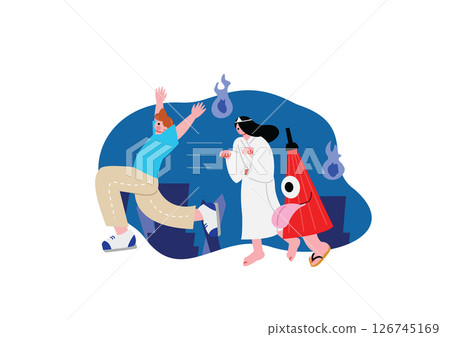 Man chased by ghost during courage test 126745169