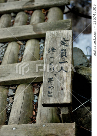 Notice on the log bridge 126745309