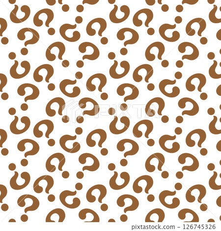 Hatena Question Mark Background Material with Floating Question Marks Texture Swatch Compatible Brown Hatena Question Mark Background Material with Floating Question Marks Texture Swatch Compatible Brown 126745326