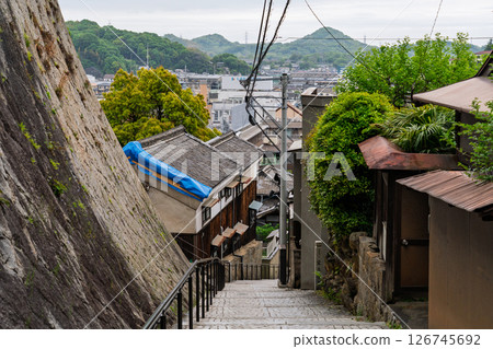 <Hiroshima Prefecture> Onomichi, a hilly town 126745692