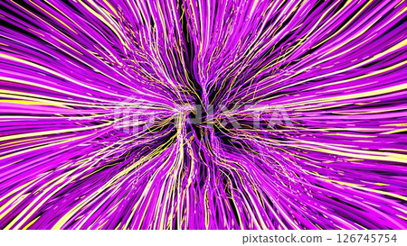 Curve strobe lines. Computer generated 3d render 126745754