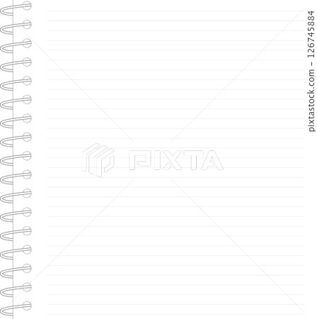 White loose leaf notebook with clasp ring White loose leaf notebook with clasp ring 126745884